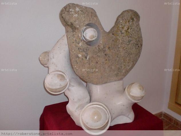 Contemplando el paso del Tiempo. Piedra Figurativa
