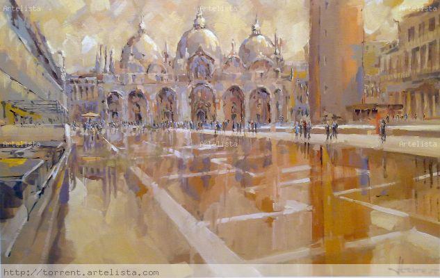 Venecia II Paisaje Lienzo Óleo