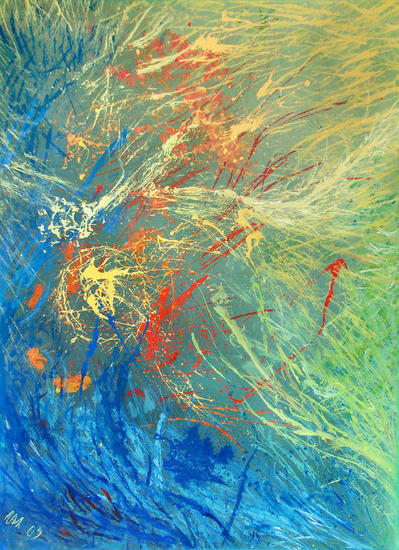 Inmersion. Estudio de color No.1 Tabla Acrílico Otros