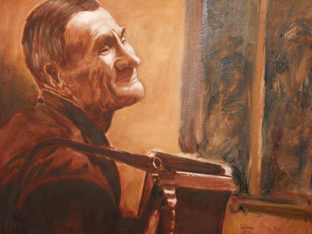 El hombre del acordeón Tabla Óleo Figura