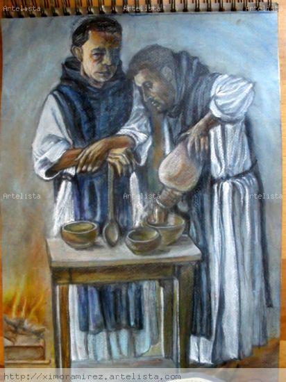 MONJES Pastel Tabla Figura