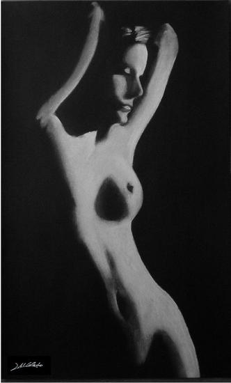Desnudo IV Papel Pastel Desnudos