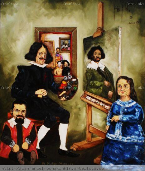 El Artista Hidalgo Lienzo Retrato Óleo