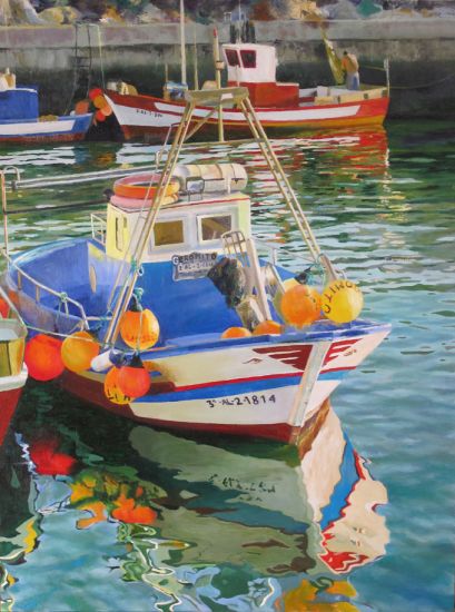 GEROMITO Tabla Marina Óleo