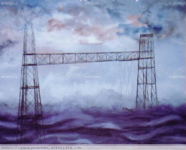 Puente al otro lado Acuarela Papel Otros