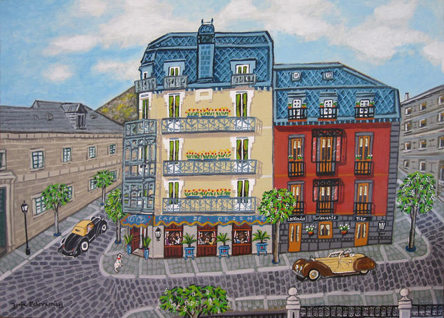 Café de Oriente de San Lorenzo de El Escorial Tabla Acrílico Otros