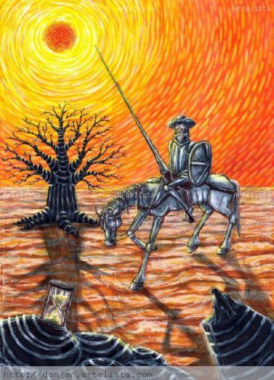 QUIJOTE Acrílico Lienzo Otros