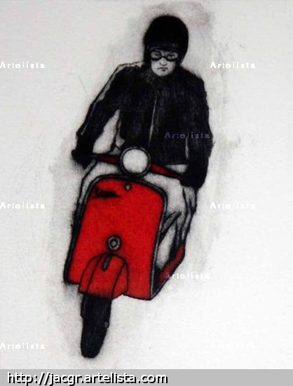 Vespa I Huecograbado