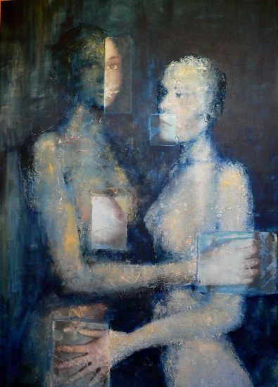 ¿Y ahora qué? Lienzo Figura Media Mixta