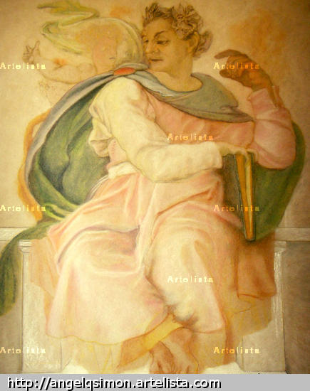 Profeta Isaías, (5ª SESIÓN) Pastel Cartulina Figura