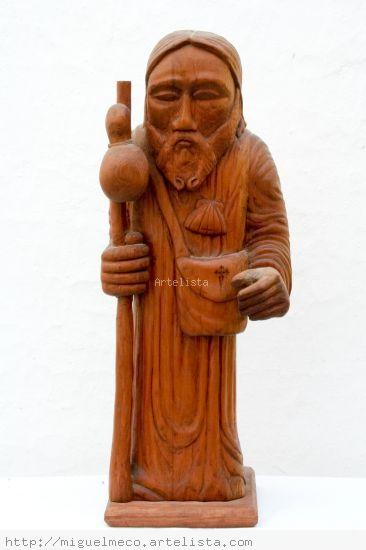 Santiago peregrino Talla Figurativa