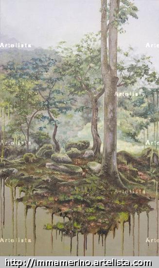 Bosc encantat Lienzo Óleo Paisaje
