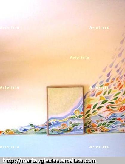 Lluvia Lienzo Óleo Paisaje
