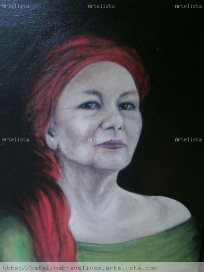 Laurita Óleo Lienzo Retrato