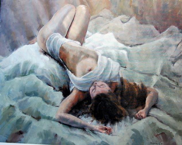 modelo Óleo Lienzo Desnudos