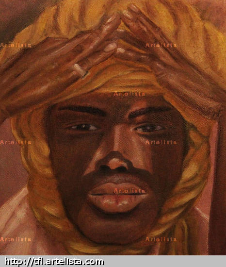 NATIVO Lienzo Óleo Retrato