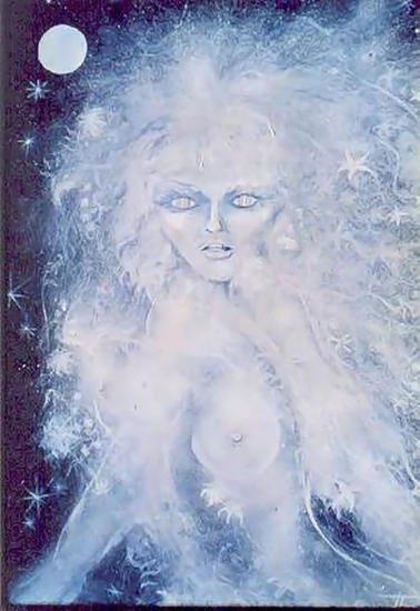 La pureza  brillante Óleo Cartulina Figura
