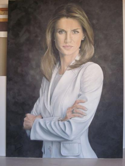 Retrato de Leticia Lienzo Óleo Retrato