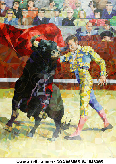EL DE PECHO Canvas Oil Figure Painting