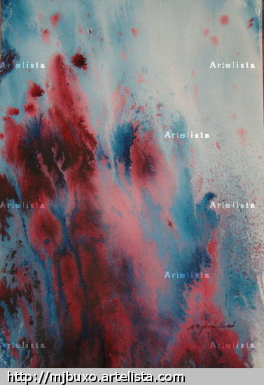 Cumbres Papel Paisaje Tinta