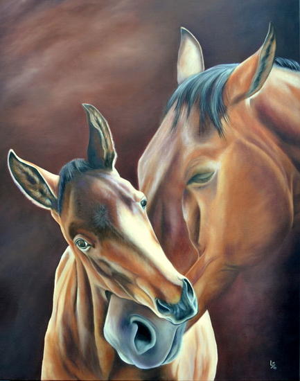 Paciencia Óleo Lienzo Animales