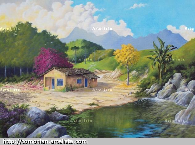 Memórias Óleo Lienzo Paisaje