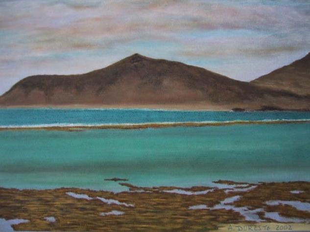 Playa de Las Canteras (El Confital) Pastel Papel Paisaje