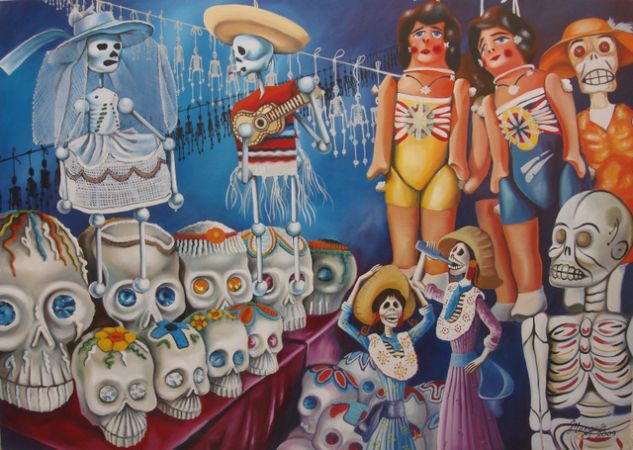 jorge munguia pintor mexicano Lienzo Figura Óleo