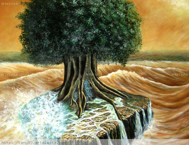 El gran diluvio Óleo Lienzo Paisaje
