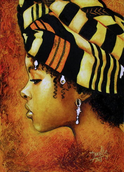 Niña de África Otros Óleo Retrato