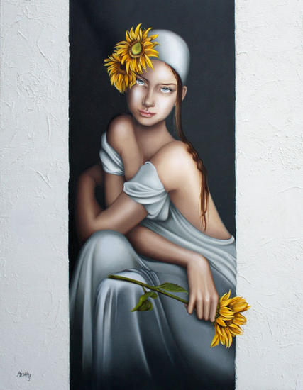 Girasoles Lienzo Óleo Figura