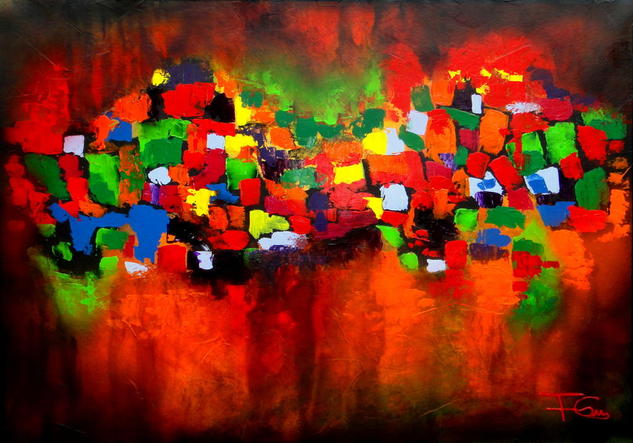 AURORA BOREAL Canvas Acrylic Others