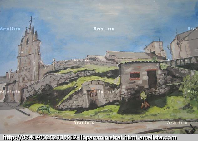 Camino a la Ermita Paper Watercolour Landscaping