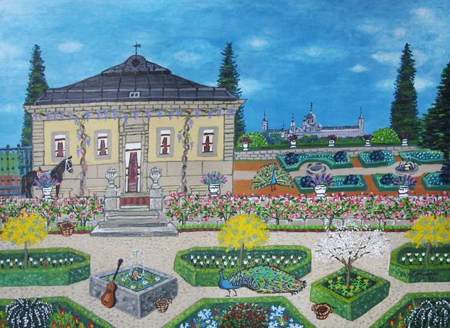 La casita del Infante (Casita de Arriba) de San Lorenzo de El Escorial Acrílico Tabla Otros
