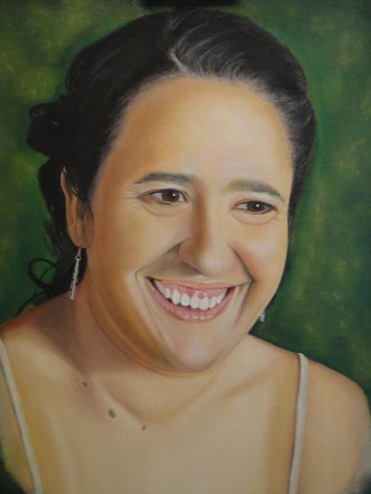 Mayte Lienzo Óleo Retrato