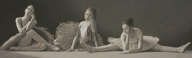 Audición II Canvas Oil Figure Painting
