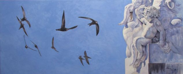 Algarabía Óleo Lienzo Animales