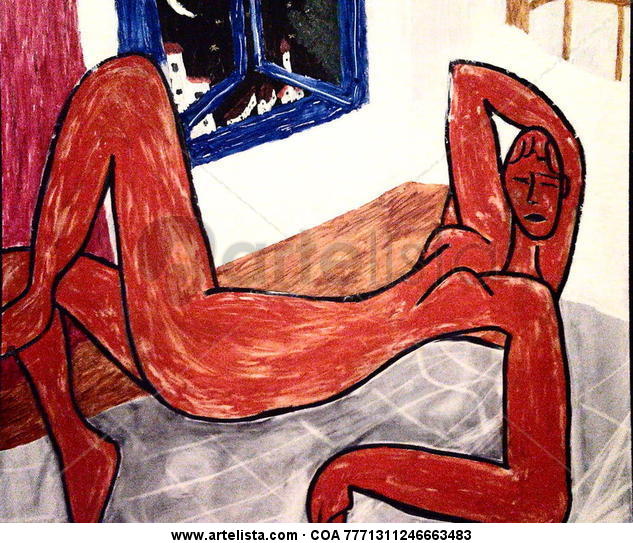 Pornography killed Matisse  Tabla Acrílico Desnudos