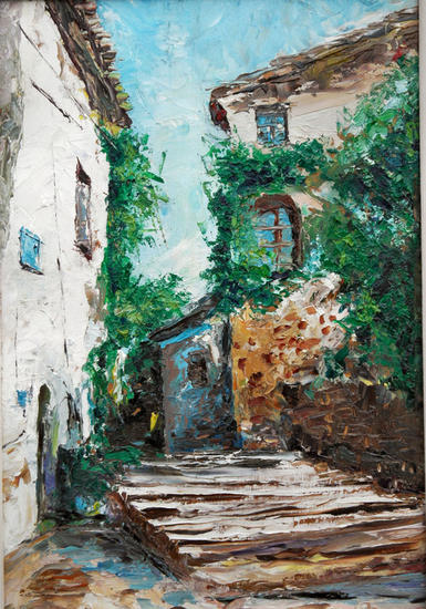 RURAL 3 Paisaje Óleo Lienzo