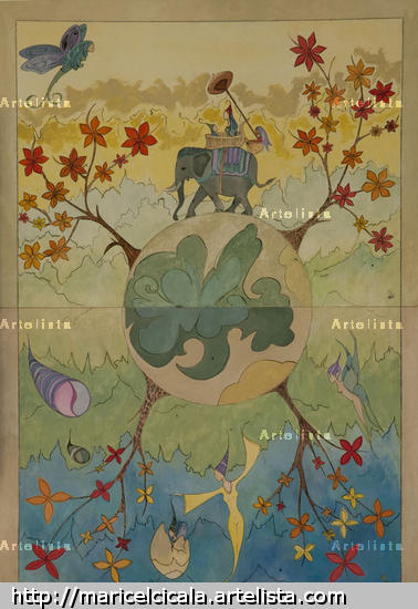 El elefante Otros Figura Acrílico