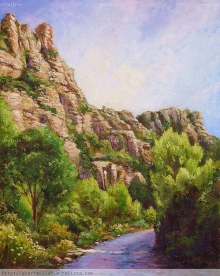 Artana. Les Penyes Aragoneses II Óleo Lienzo Paisaje