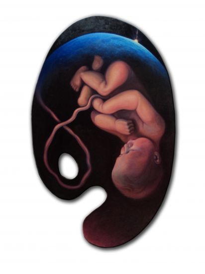 El nacimiento de Venus Óleo Tabla Figura
