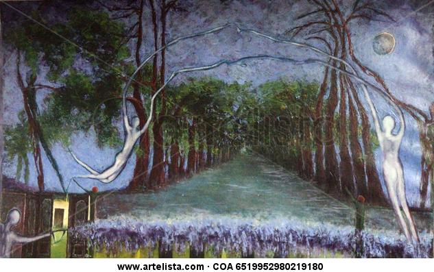 LIMACHE Óleo Lienzo Paisaje