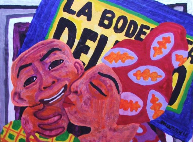Enamorados Lienzo Acrílico Figura