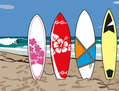 Surf - Dibujo estilo Pop Art (Cómic).