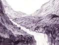arroyo en la montaña