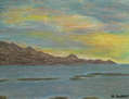 Atardecer en la playa de Las Canteras
