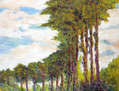 Álamos a lo largo del rio Epte (Monet)