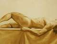 Desnudo masculino en sepia