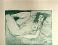 desnudo echado